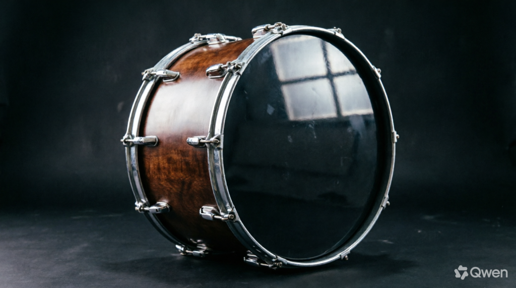 As hard as a drum