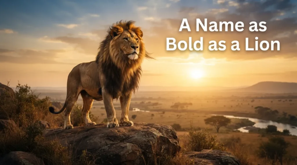 A Name as Bold as a Lion