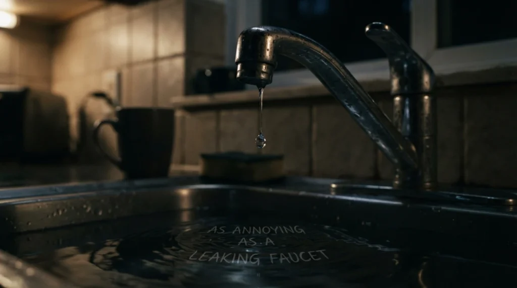 As annoying as a leaking faucet