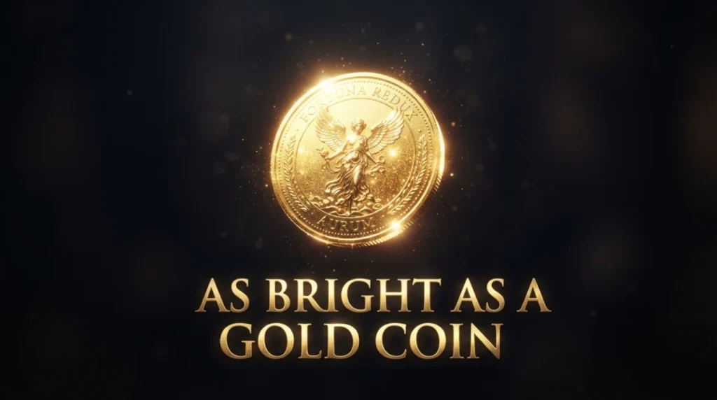  As Bright as a Gold Coin