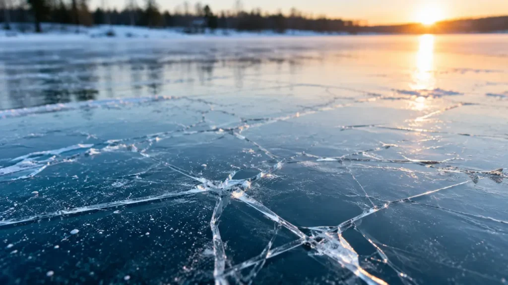 As brittle as thin ice