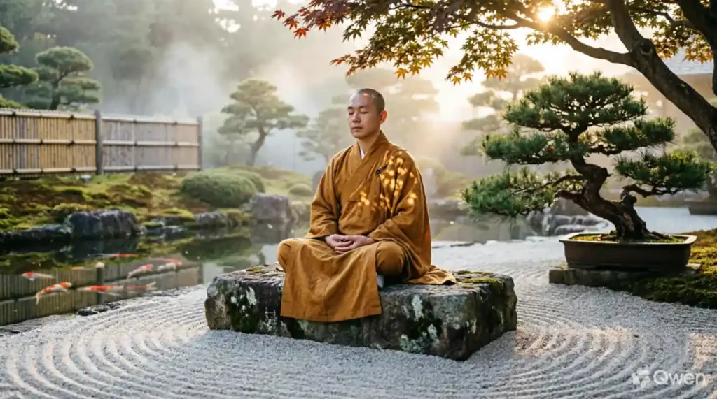 As calm as a monk