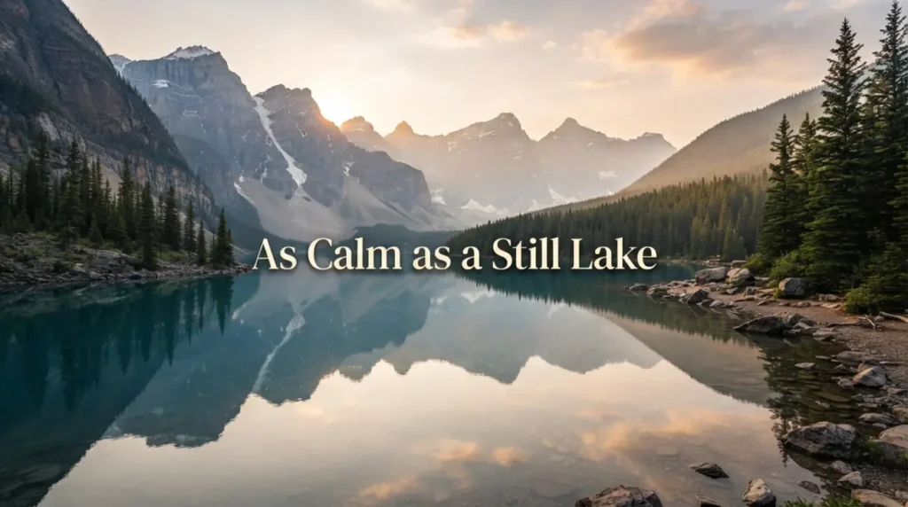 As Calm as a Still Lake