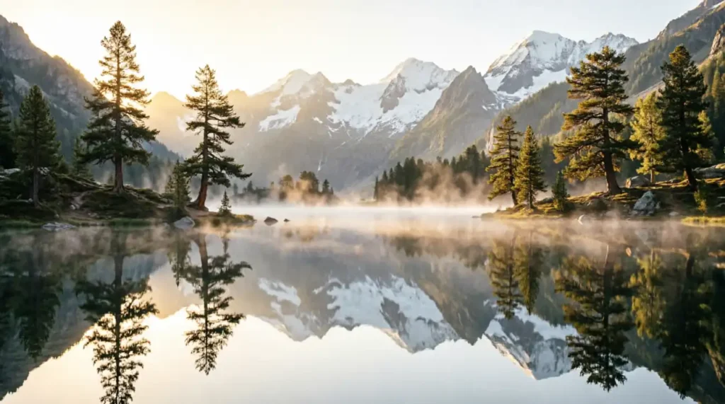 As calm as a still lake