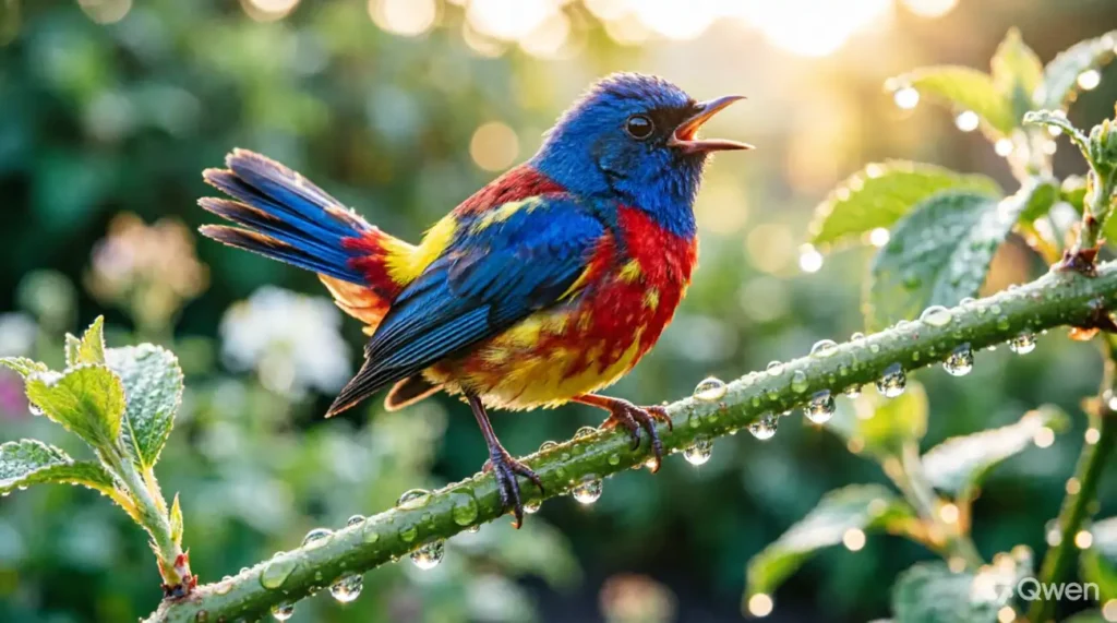 As cheerful as a morning bird