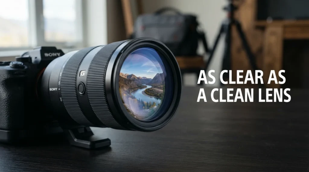 As clear as a clean lens