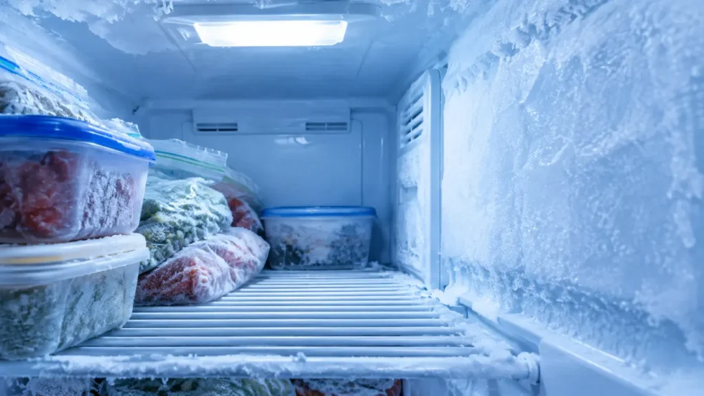As cold as a freezer