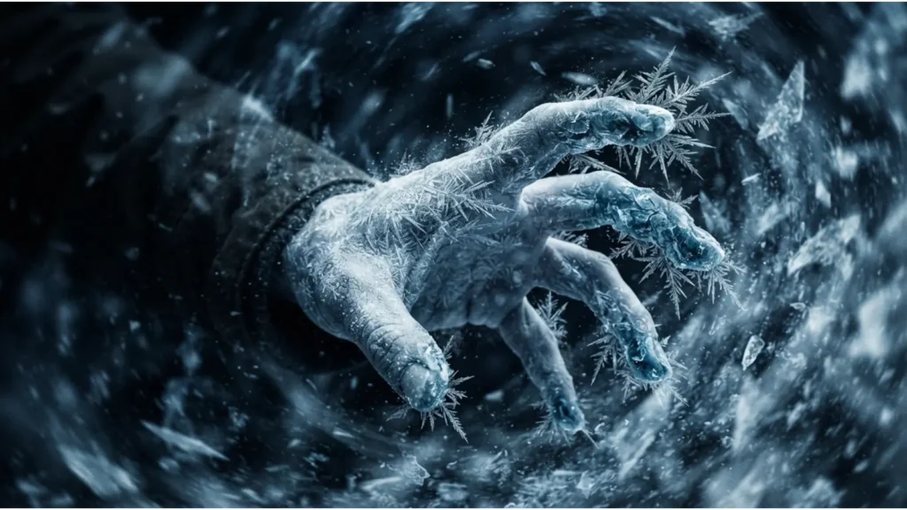 As cold as frostbite