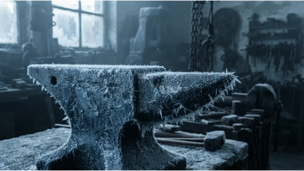 As cold as steel