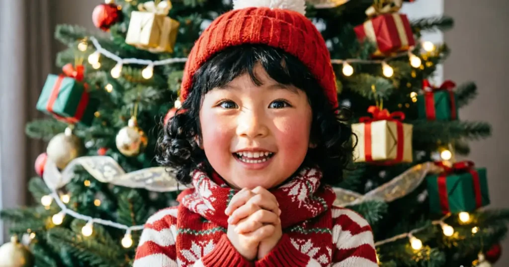 As excited as a child on Christmas morning
