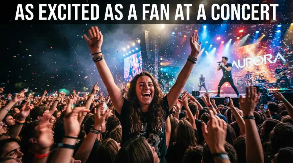  As Excited as a Fan at a Concert