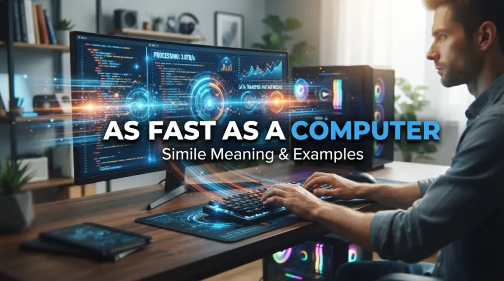 As Fast as a Computer