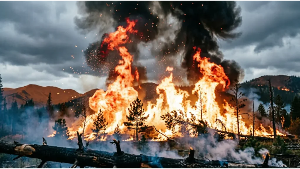 As fierce as a raging fire