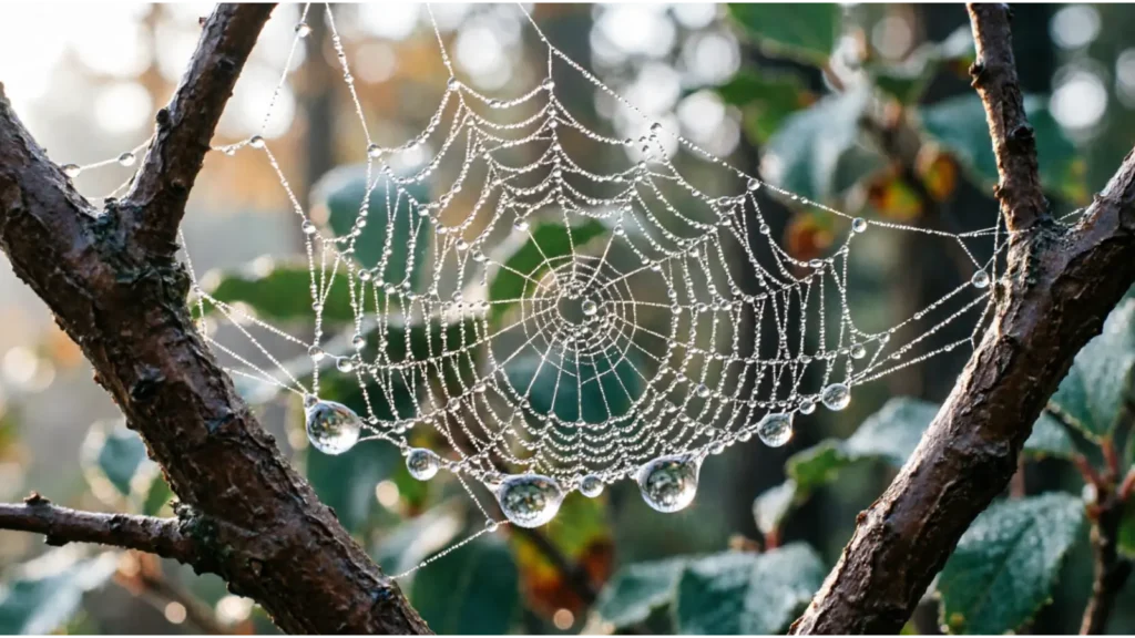As fragile as a spider's web