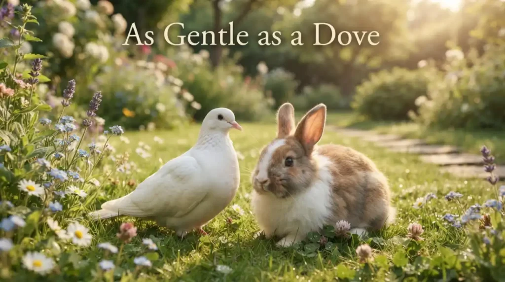 As gentle as a dove
