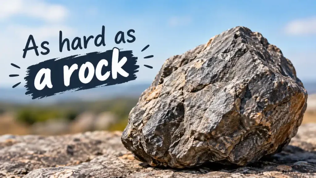 As hard as a rock