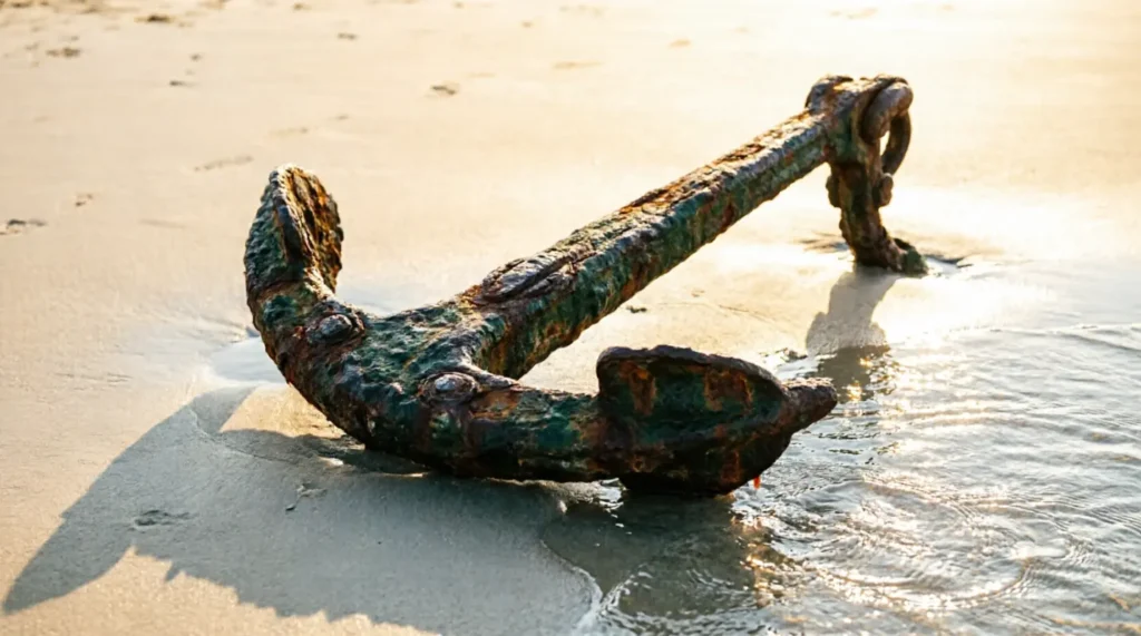 As heavy as an anchor