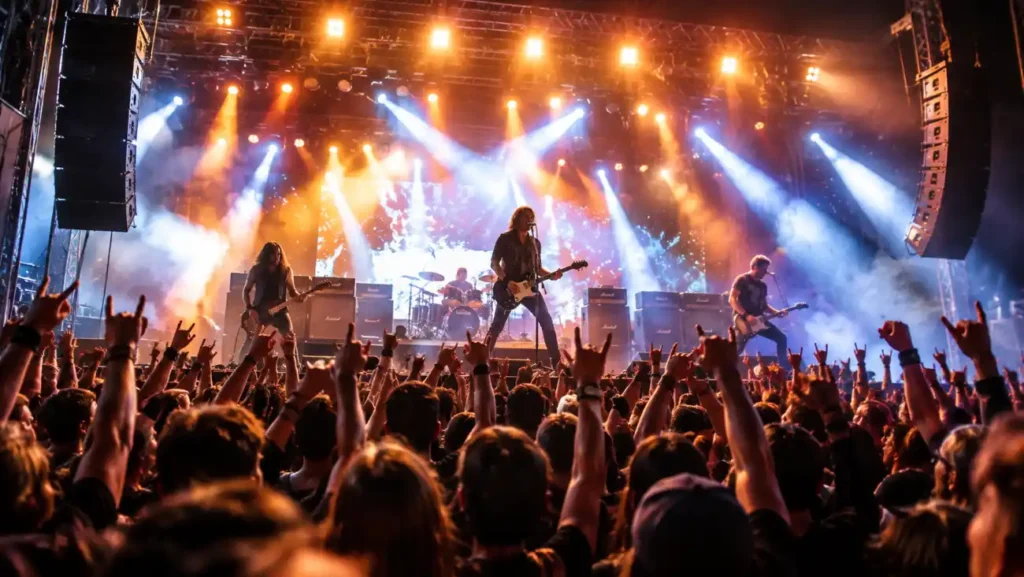As loud as a rock concert