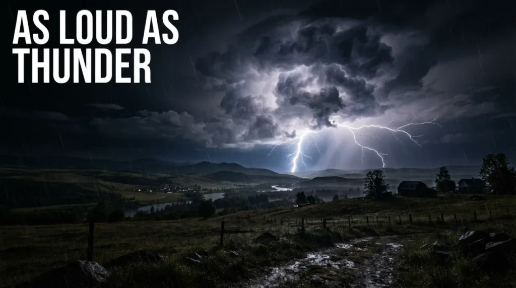 As Loud as Thunder