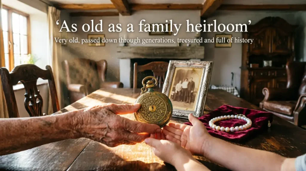 As old as a family heirloom