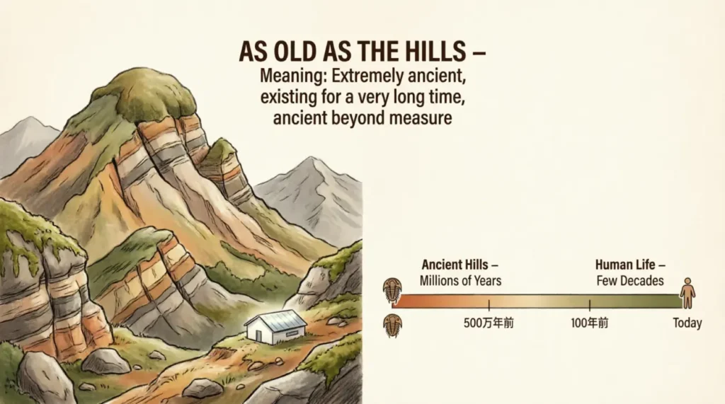 As old as the hills