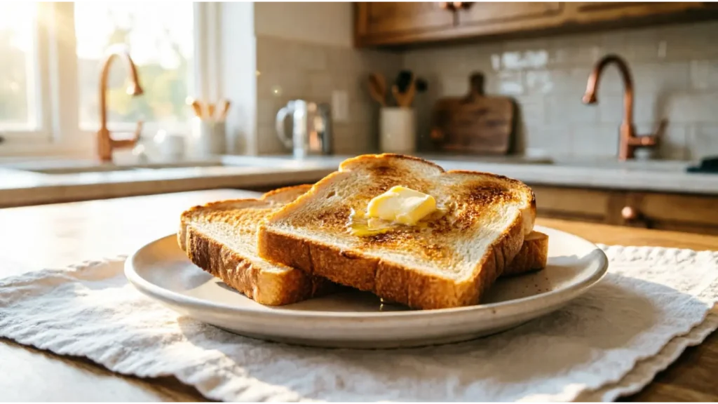As plain as white toast