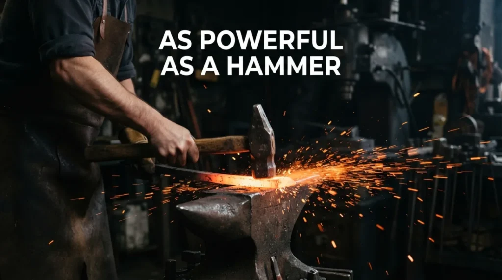 As powerful as a hammer