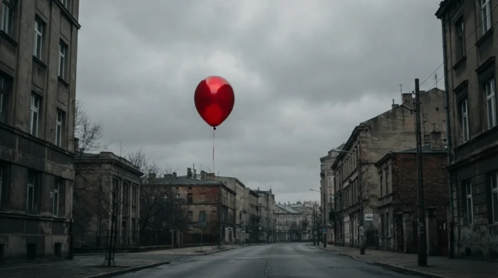 As red as a red balloon
