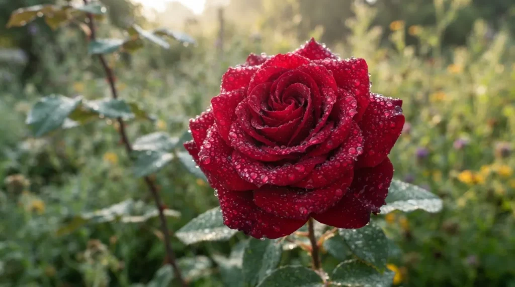 As red as a rose