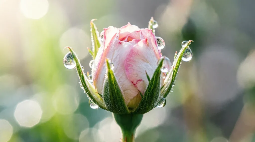 As small as a flower bud