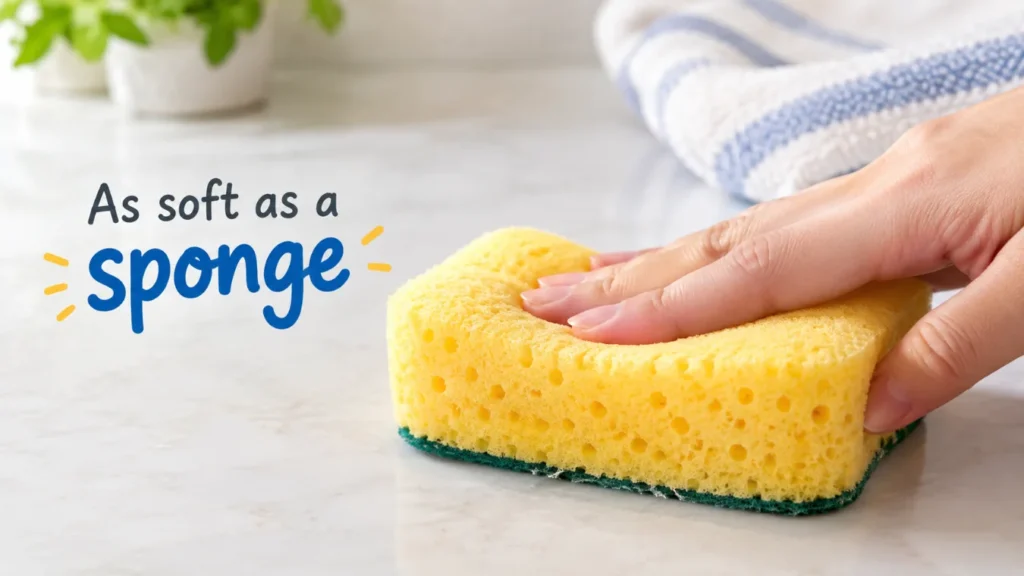 As soft as a sponge