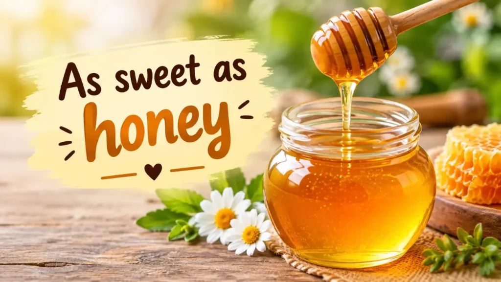 As sweet as honey