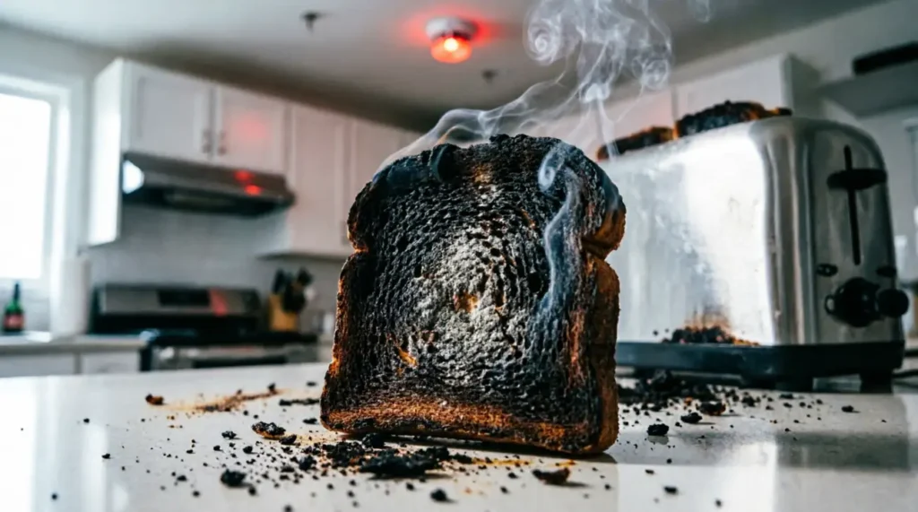 As terrible as burnt toast