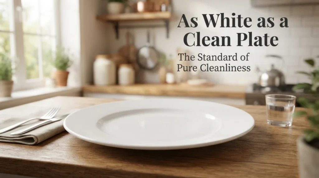 As White as a Clean Plate