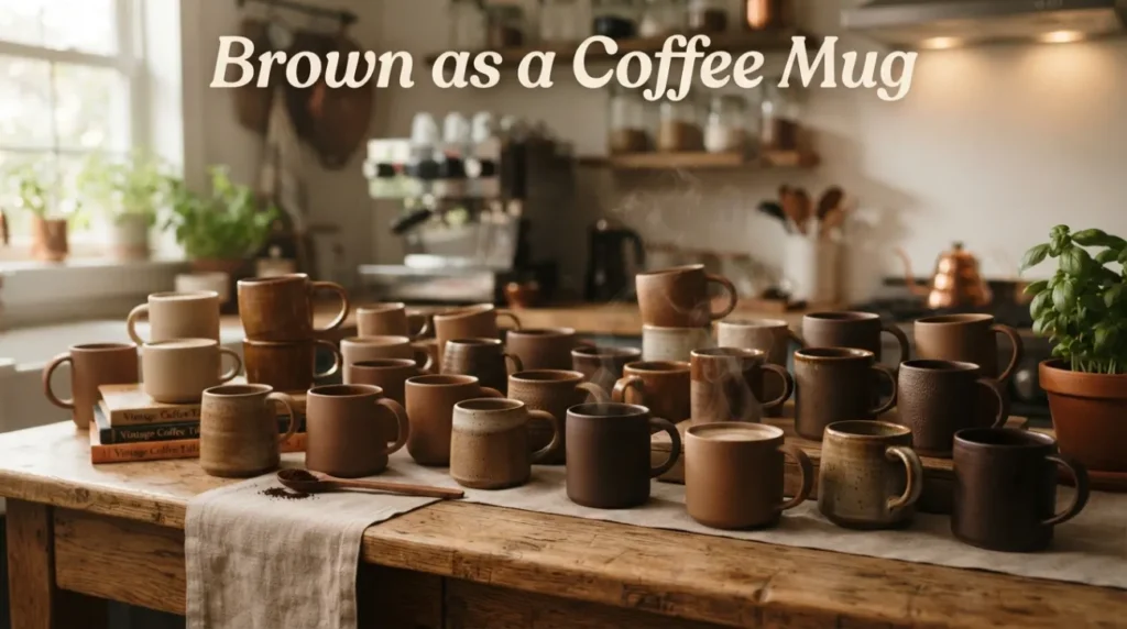 Brown as a Coffee Mug