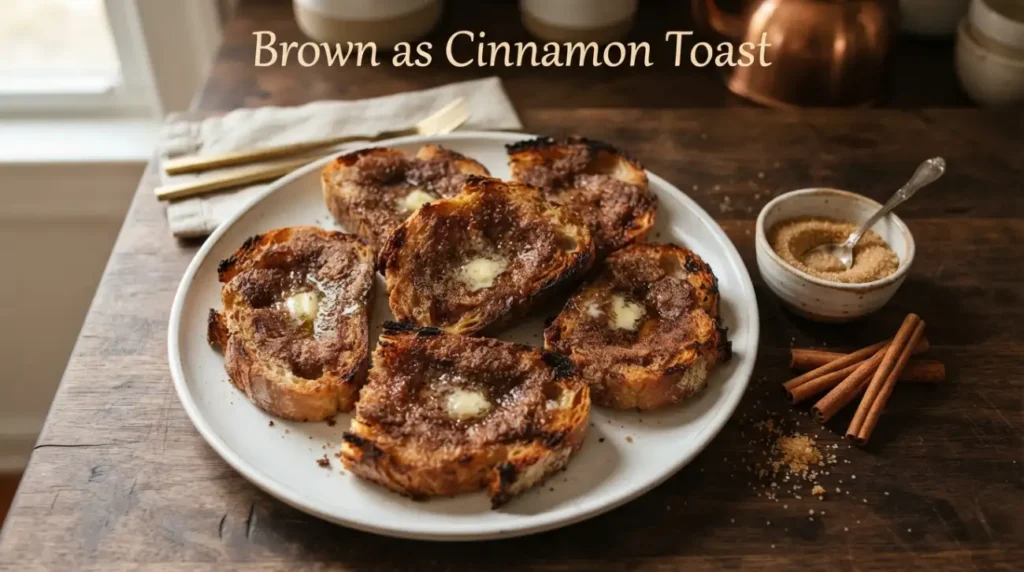 Brown as Cinnamon Toast