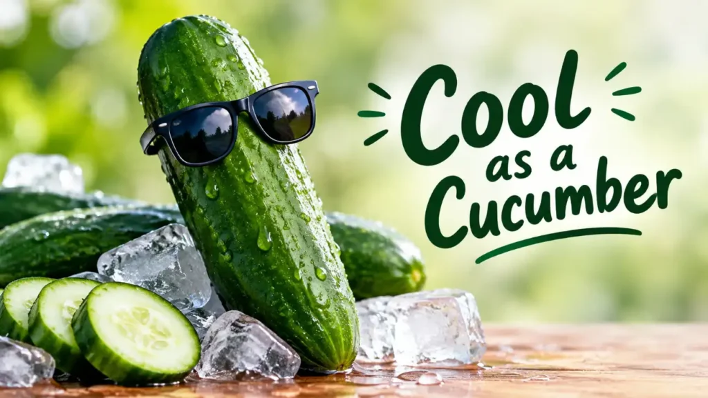 Cool as a cucumber