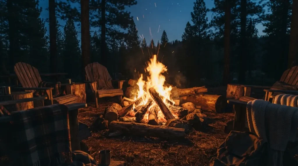 Home is like a campfire