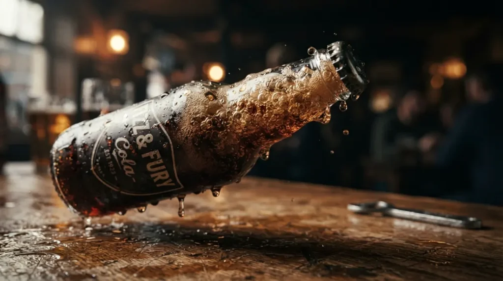 Like a bottle of soda shaken up