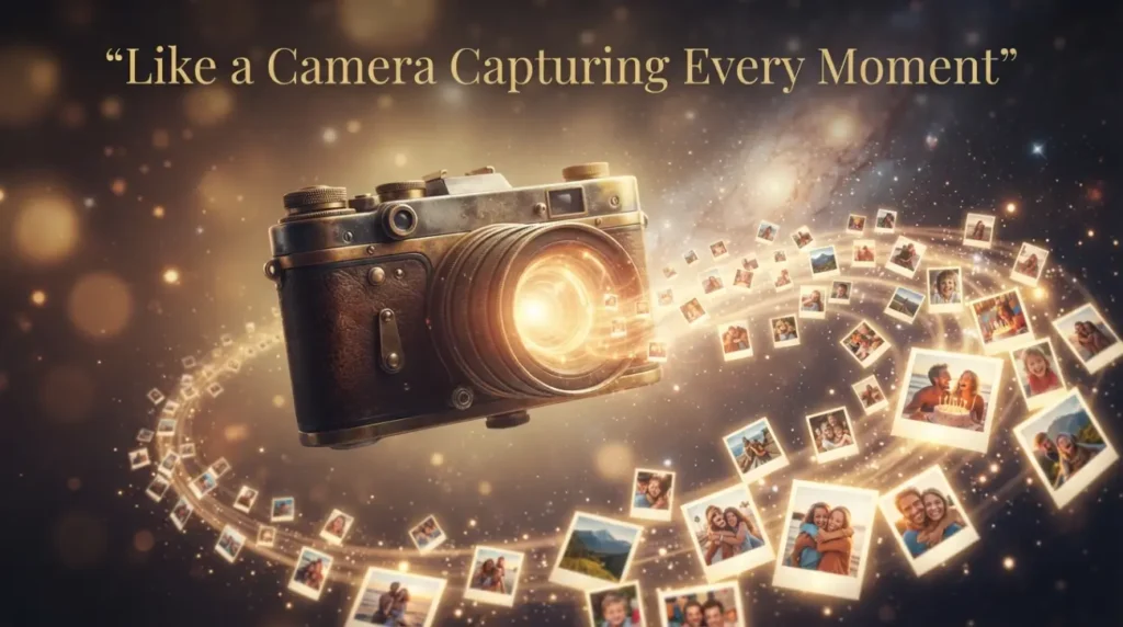 Like a Camera Capturing Every Moment