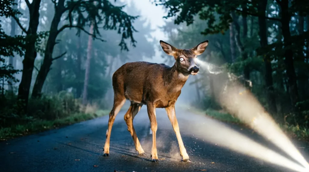 Like a deer caught in headlights
