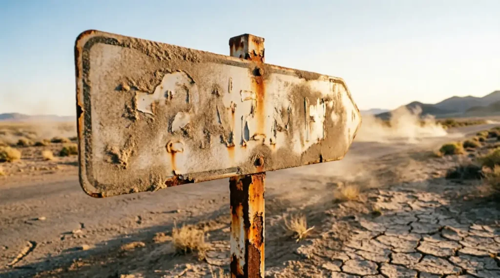 Like a Dust-Covered Road Sign