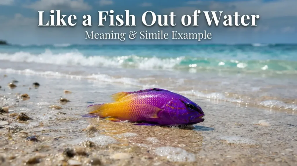 Like a fish out of water