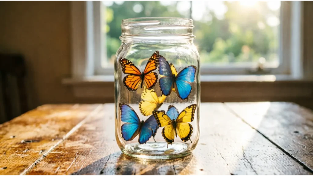 Like a jar of butterflies