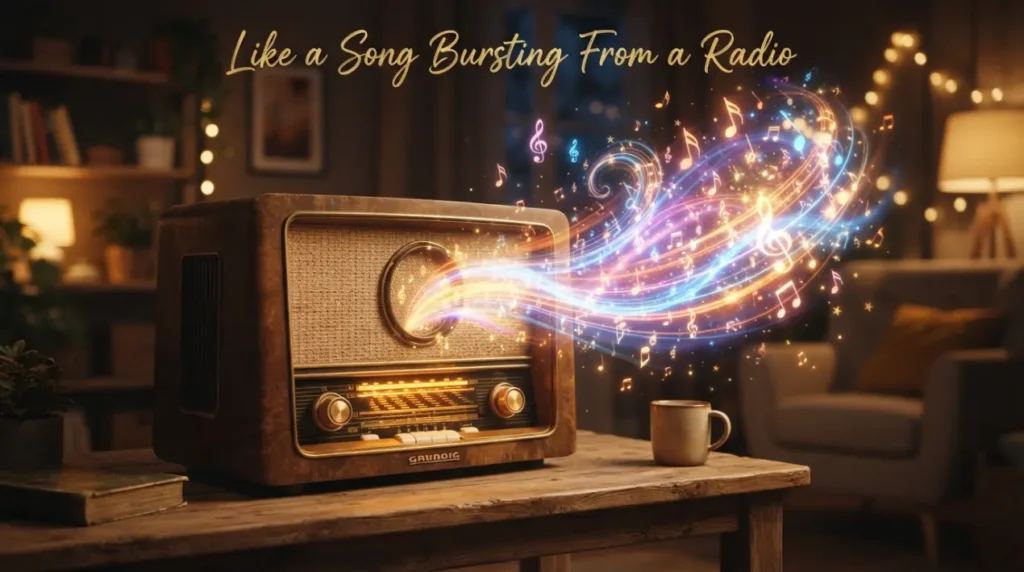 Like a Song Bursting From a Radio