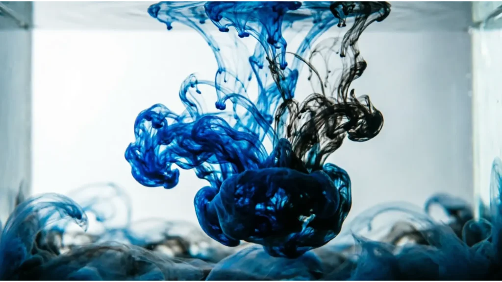 Like ink spreading in water