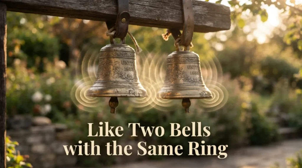 Like Two Bells with the Same Ring
