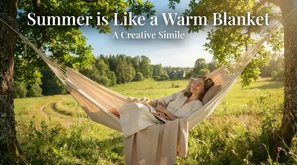  Summer is like a warm blanket