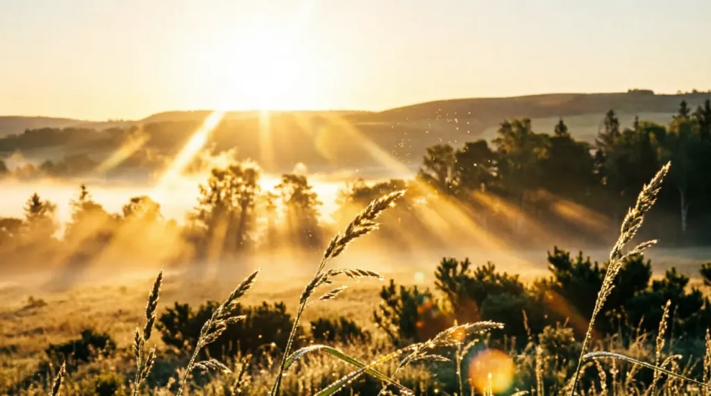 Sunlight As Golden As a Coin