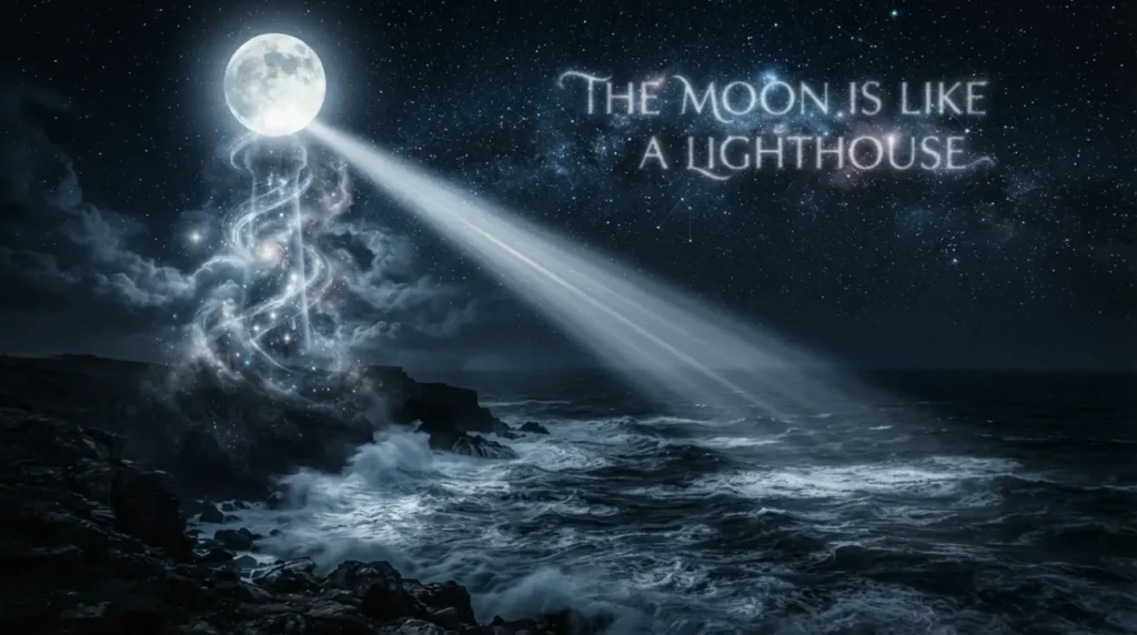 The Moon Is Like a Lighthouse